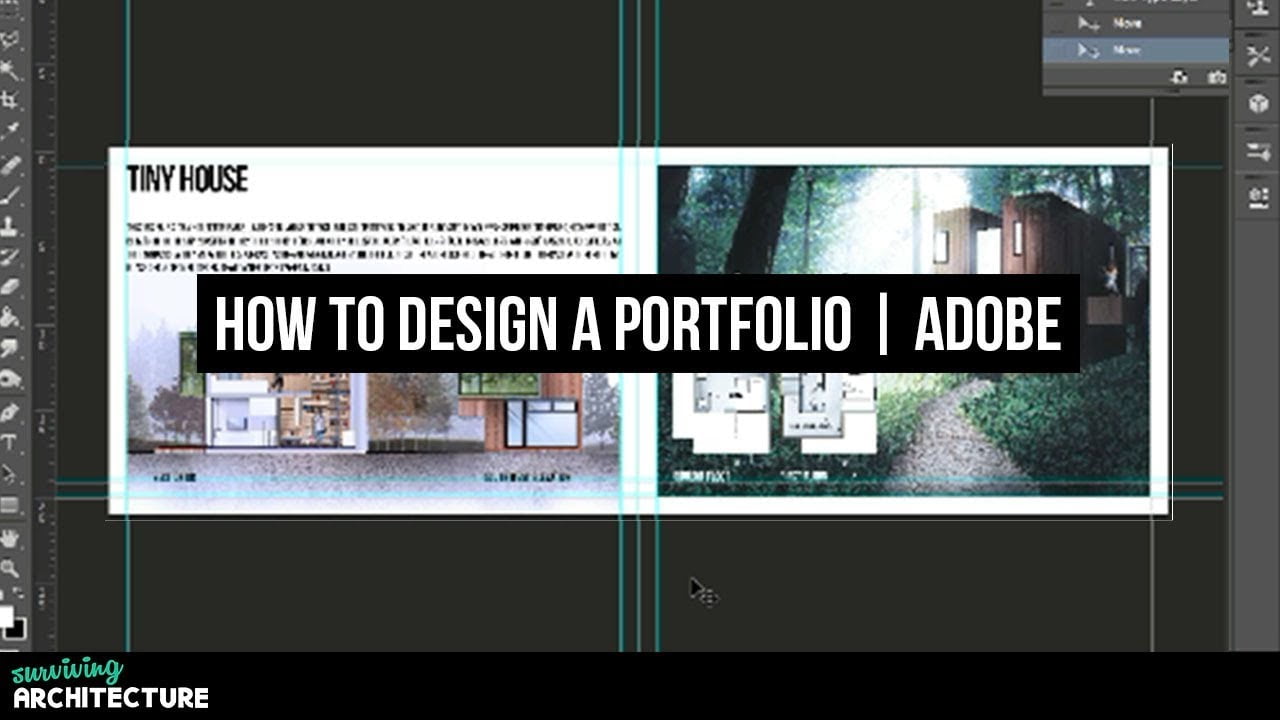 How to make a portfolio for Architects in Adobe Photoshop
