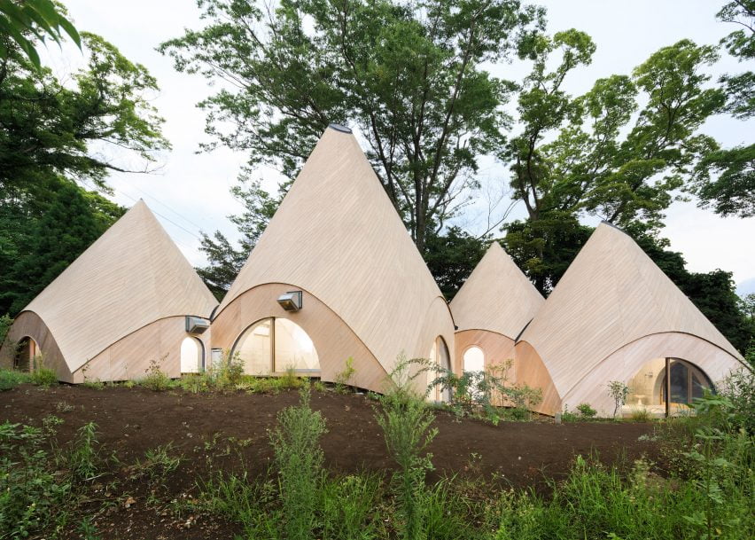 Koya Issei Sumaultra designed teepees form a retirement home