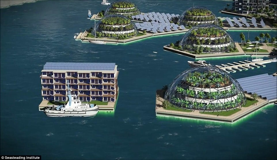 The first floating city